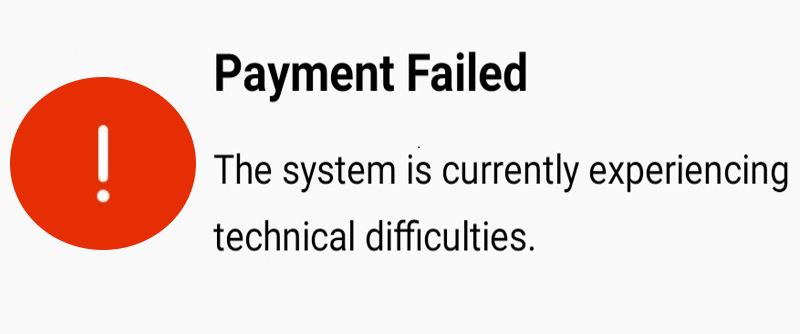 Payment Failed | NSDC Certified Training Center